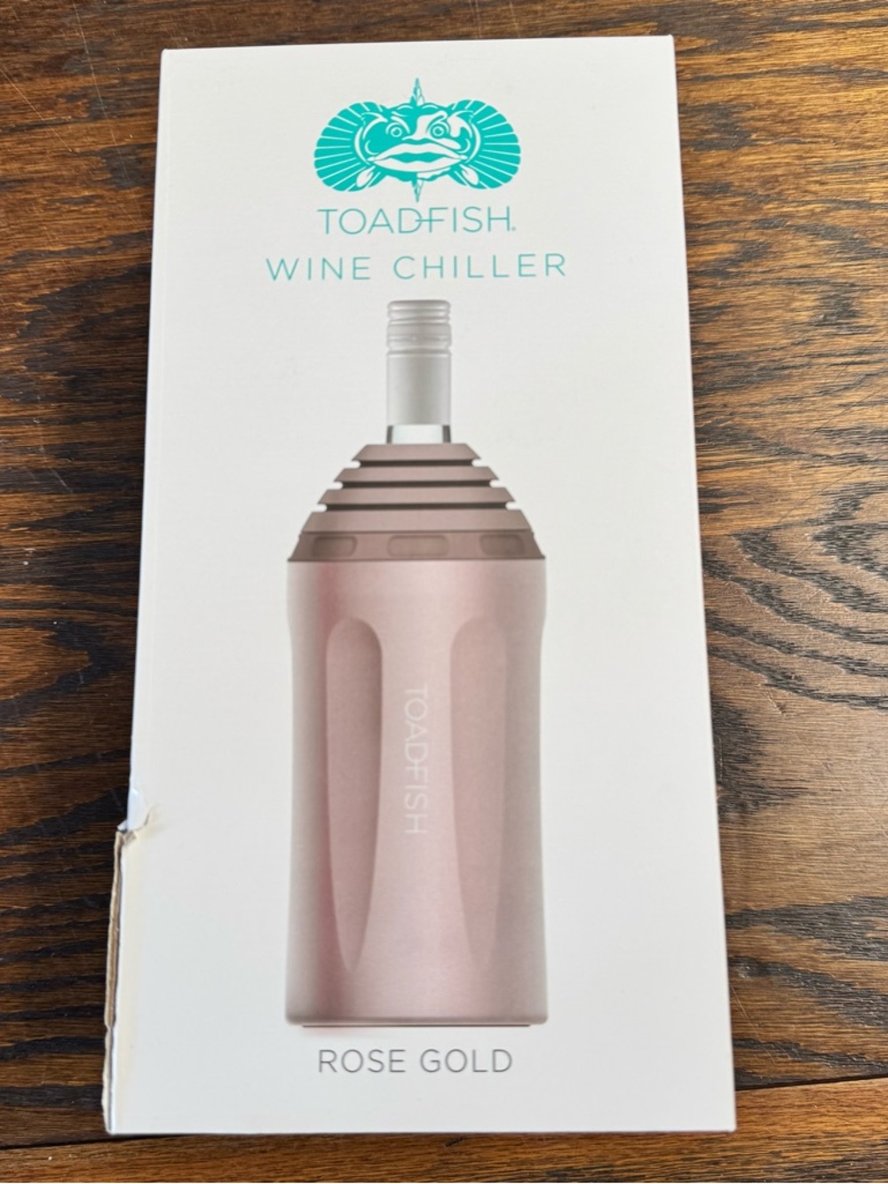 Toadfish Rose Gold Wine Chiller